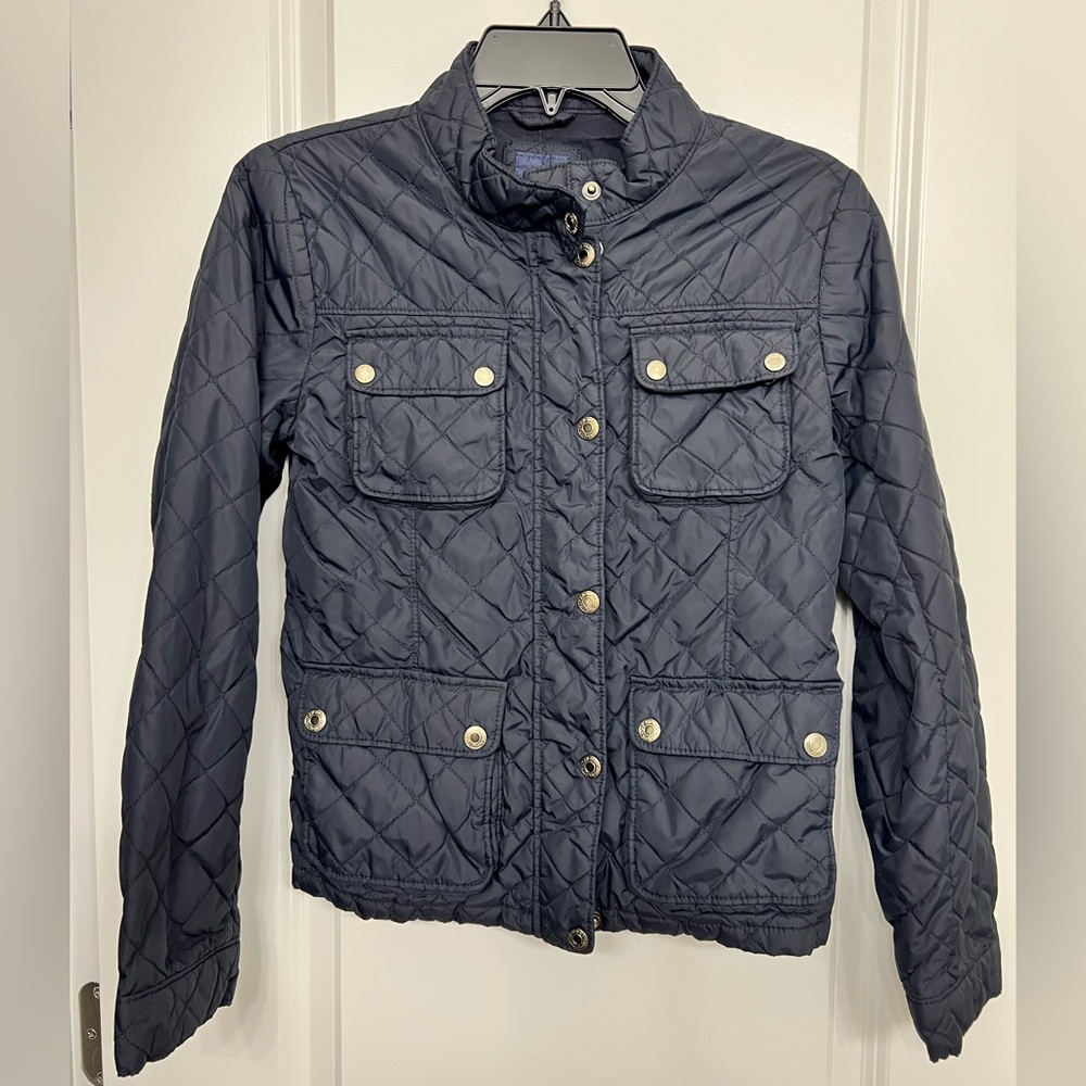 GAP Kids Quilted Utility Jacket - Dark Blue